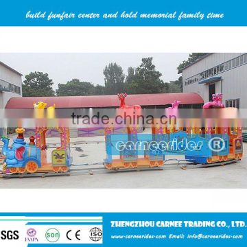 High quality indoor and outdoor elephant rides track train 14 seats for sale