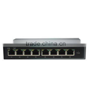 OEM 8 port 1000Base-TX IEEE802.3ab gigabit switch