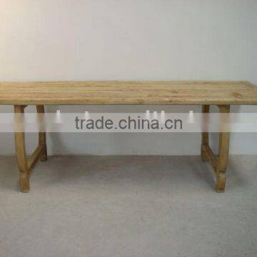 antique long wooden table