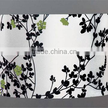 elegant special fabric lampshade with black and green flower pattern hot new products for 2016 wholesale in  CE CUL SAA