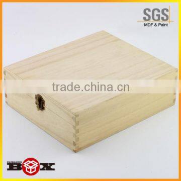 Unfinished Lightweight Wood Recipe Box With Lids photo-2