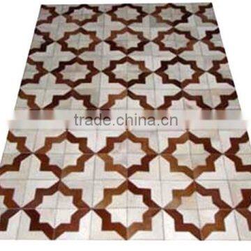 Hair-On Cowhide Leather Carpet M-74