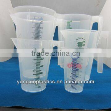 plastic 250ml-5L clear measuring cup