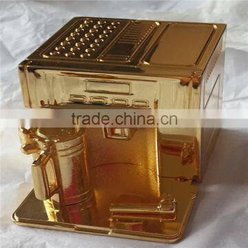 Arts and crafts luxury high end top quality real 24k gold micron plating processing 0.2-15 microns