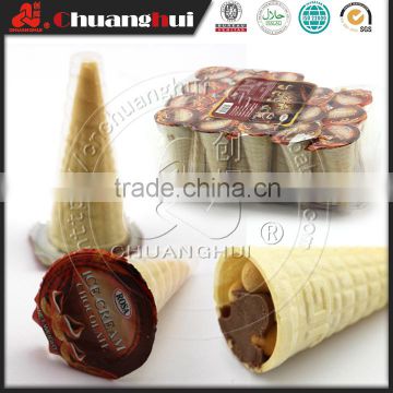 Crispy Ice Cram Cone Chocolate Wafer Cup With Biscuit