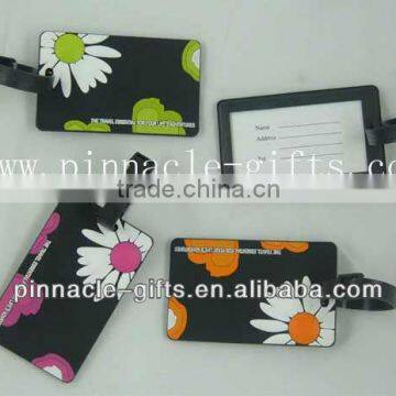2D or 3D soft pvc luggage tag/ID tags/bag tags