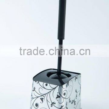Wc Brush Set - Printed - Metalic / Unique Design
