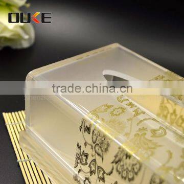 simple design new style acrylic tissue box