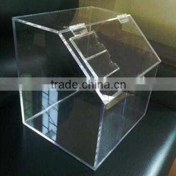 top grade promotion bespoke large high clear acrylic material plexiglass storage box for candy wholesale