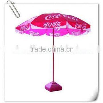 advertising beach umbrella