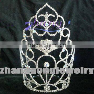 new deisgn crystal ab princess crown