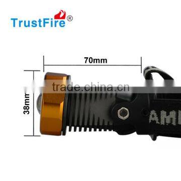 TrustFire manufacturer 3868-H6 rechargeable zoom led headlight 400lm headlamp led