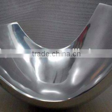 Home & Table Decoration Aluminium Metal Fruit and Candy Dish Mirror Polish photo-5