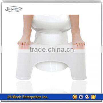 Best selling white plastic original bathroom toilet stool