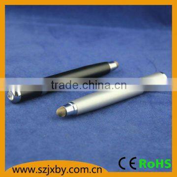 capacitive stylus tip for smart phone, stainless steel with soft rubber tipped end