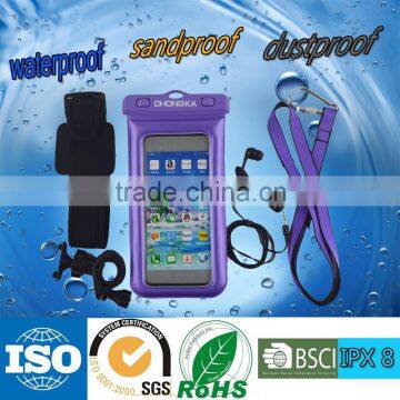 Low price China waterproof mobile phone cases