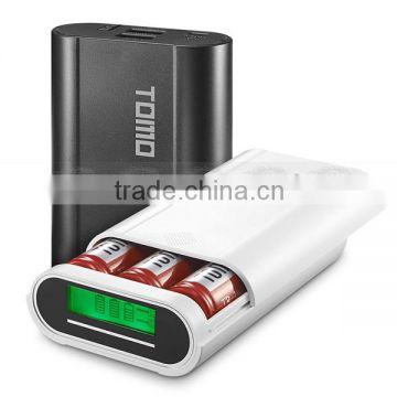 DIY power bank 18650 Tomo V8-3 power bank case 3 * 18650 Portable Display Power Bank