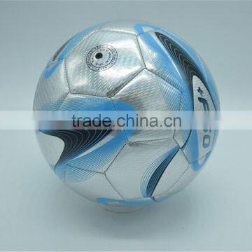 Soccer Ball , Custom Sliver Metallic PVC Leather Soccer Ball Football photo-4