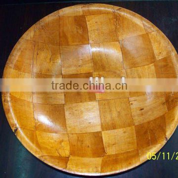 Round/Square/Wave/ Parts Bamboo Bowl for Fruit -ruby@smxingyuan.com