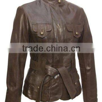 Ladies Leather Coat