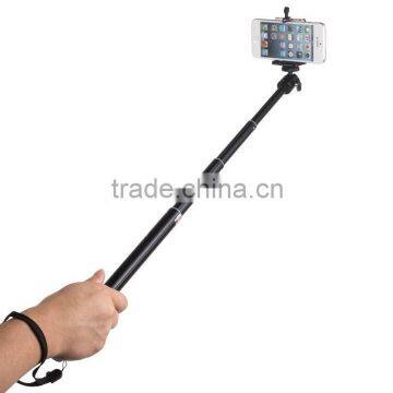 Flexible hand held monopod, for action camera and iphone