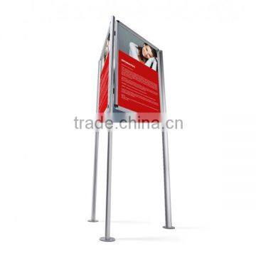 Triboard 3 sided Poster Display stand For Indoor and Outdoor applications