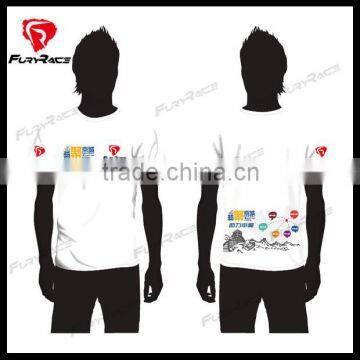 Wholesale Cheap Sublimation Printing Custom Design White Dirt Bike T Shirts Mountain Bike