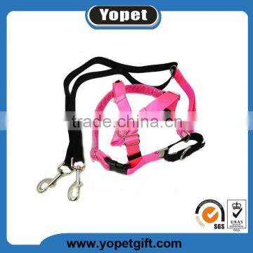 Fashion Nylon/Polyester Pet Dog Easy Walk Harness And Leash Manufacturers