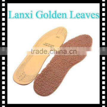 Winter Warm Latex Sheep Wool Felt Insole With Cut Line photo-2
