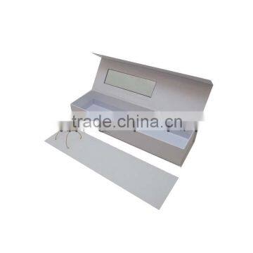 wholesale custom hair extension packaging box with window