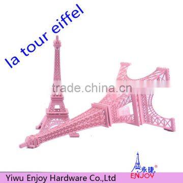 ROMANTIC PINK EIFFEL TOWER MINI MODEL WEDDING DECORATION FASHION SOUVENIR BUILDING