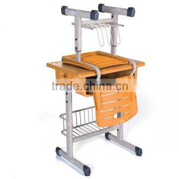 School Furniture of Children Study Desk and Chair Set in Classroom