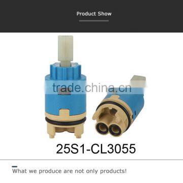 25mm plastic ceramic cartridge with foot faucet valve core