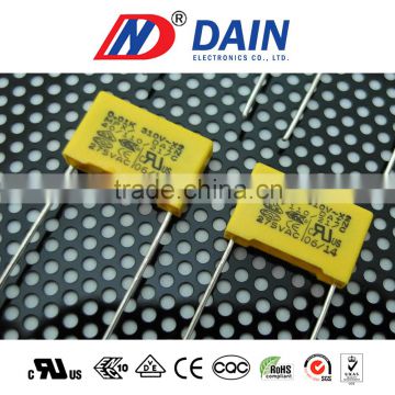 0.001uf to 1uf MPX capacitor for converters and Class X2 film capacitor for DVD player