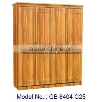 MDF Bedroom Furniture Modern 4 Doors Wardrobe, bedroom cupboards design, wooden wardrobe designs, modern design bedroom closet