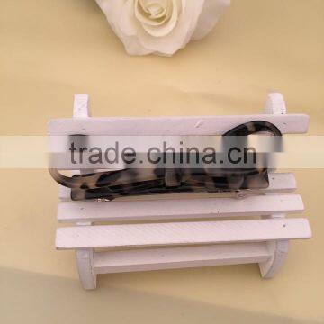 Women's Little Girl's Christmas Decorative Gift Tortoise Shell Hair Jewelry Cellulose Cacetate Fashion Accessories