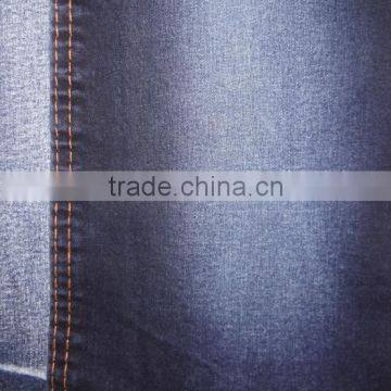 2015 polyester/spandex woven denim fabric , denim fabric stretching for canada jeans brand