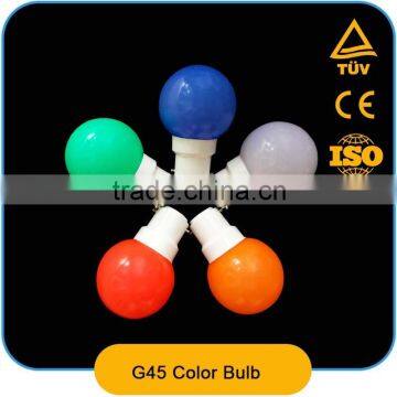 LED String Ball Lamp Light Outdoor Lighting Multicolor Mini Globe Decoration G45 LED Bulb Lamp 1W for Xmas Party