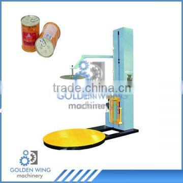 High-speed Atomatic Stretch Wrapping Machine stretch film wrapping machine For Empty Tin Can Stacking