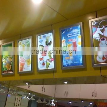 Low price aluminum portfolio for advertising lightbox