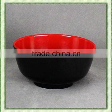 5 Inch two-tone round melamine bowl