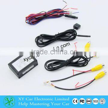 Car video control box for front and reverse camera switcher systemXY-3027