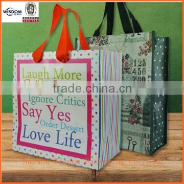 recyclable foldable cloth shopping paper bag