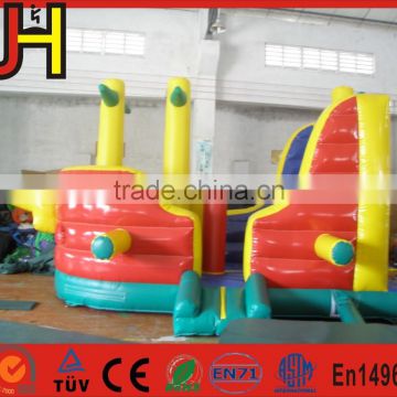 Factory price inflatable pirate ship PVC material inflatable pirate ship ball pit for sale