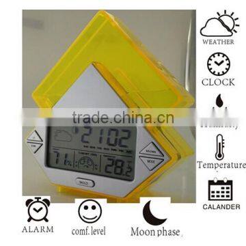 TCR2690 water power CLOCK with weather station alarm clock