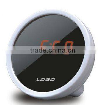 Digital LED Beauty Mirror Alarm Clock Time Display photo-2