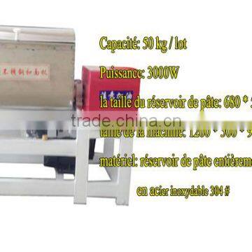 Commercial horizontal 50kg dough mixer