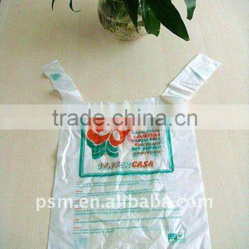 100% biodegradable T-shirt plastic shopping bags