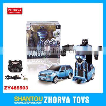 2015 Newest cool rc drift car toy USB 2.4G remote control car transform robot toy car deformation car