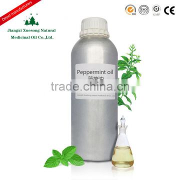 China pure natural peppermint oil with high quality from manufacturer